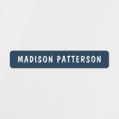 Simple Custom Modern Personalized Name Clothing Etiketten (Design 2)