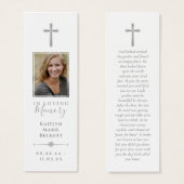 Simple Custom Photo Memorial Bookmarks (Vorne & Hinten)