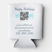 simple custom QR code add your name text  Classic  Dosenkühler (Vorderseite)