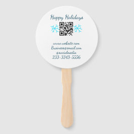 simple custom QR code add your name text  Classic  Fächer