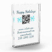 simple custom QR code add your name text  Classic  Fotoblock (Links)