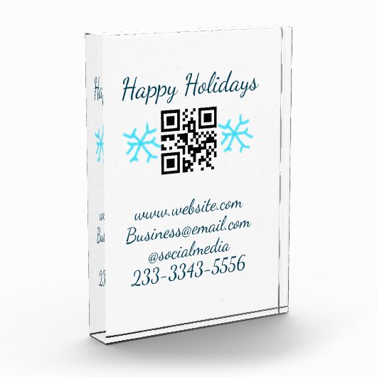 simple custom QR code add your name text  Classic  Fotoblock (Links)