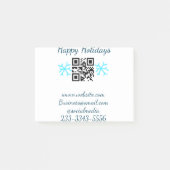 simple custom QR code add your name text  Classic  Post-it Klebezettel (Vorderseite)