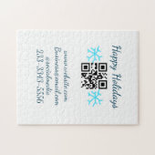 simple custom QR code add your name text  Classic  Puzzle (Horizontal)