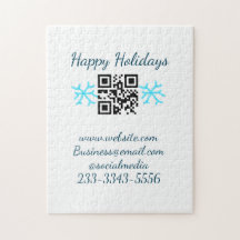 simple custom QR code add your name text Classic