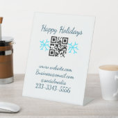 simple custom QR code add your name text  Classic  Sockelschild (In SItu)