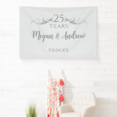 Simple Custom Script 25th Wedding Anniversary Banner (InSitu)