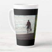 Simple Custom Two Photo Milchtasse (Linke Ecke)