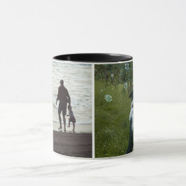 Simple Custom Two Photo Tasse