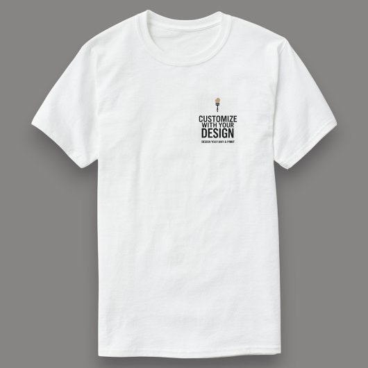 Simple Customizable Blank Business Corporate T-Shirt