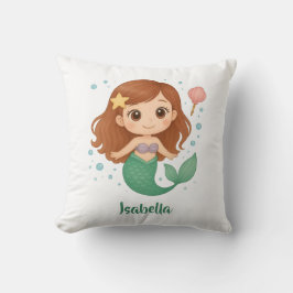 Simple cute little mermaid kissen