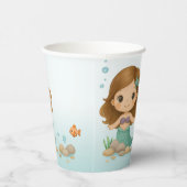 Simple cute little mermaid pappbecher (Rechts)
