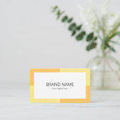 Simple Cute Yellow Orange Dot Check Pattern Backgr Visitenkarte (Stehend Vorderseite)
