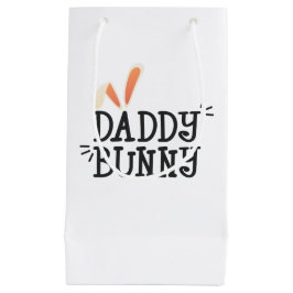Simple Daddy Bunny Ostertypografie | Geschenktüte