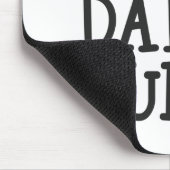 Simple Daddy Bunny Ostertypografie | Mousepad (Ecke)