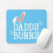 Simple Daddy Bunny Ostertypografie | Mousepad (Mit Mouse)