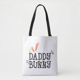 Simple Daddy Bunny Ostertypografie | Tragetasche Tasche