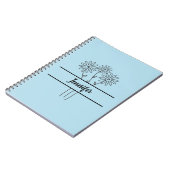 Simple daisies notebook for kids,back to school notizblock (Linke Seite)