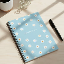 Simple Daisies Notebook for Kids