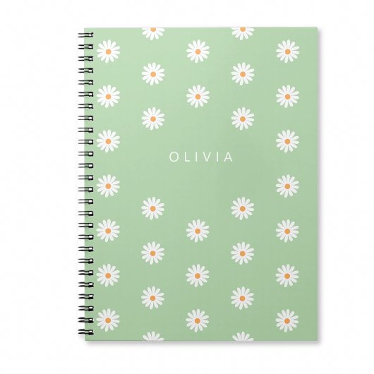 Simple daisies, Personalized gift Notizblock