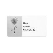 Simple Daisy Adressaufkleber (Vorne)