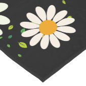 Simple Daisy Blume Floral Pattern trendy Girly Kurzer Tischläufer (Ecke)