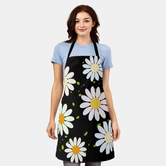 Simple Daisy Blume Floral Pattern trendy Girly Schürze (Getragen)