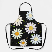 Simple Daisy Blume Floral Pattern trendy Girly Schürze (Vorderseite)
