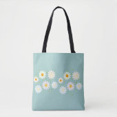 Simple Daisy Blume Floral Pattern trendy Girly Tasche (Vorderseite)