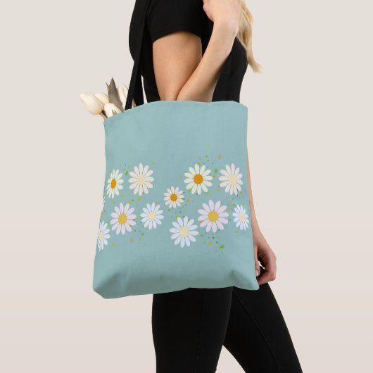 Simple Daisy Blume Floral Pattern trendy Girly Tasche (Von Nahem)