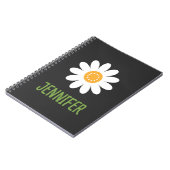Simple Daisy Blume Personalisiert Notizblock (Linke Seite)