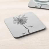 Simple Daisy Getränkeuntersetzer (Linke Seite)