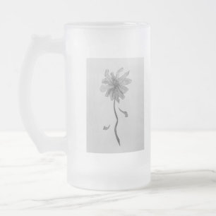 Simple Daisy Mattglas Bierglas