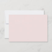 Simple Daisy One Floral 1st Birthday Dankeskarte (Rückseite)