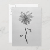 Simple Daisy Postkarte (Vorne/Hinten)