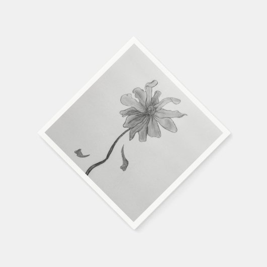 Simple Daisy Serviette (Ecke)