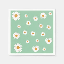 Simple Daisy Theme Paper Napkin Serviette