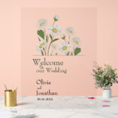 Simple Daisy Wild Garden Acrylschild (Hochzeit)