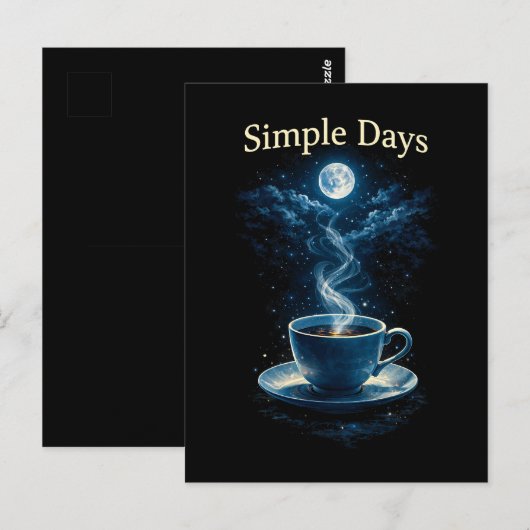 Simple Days Postkarte (Vorne/Hinten)