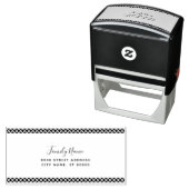 Simple Decorative Self Inking Rubber Stamp Permastempel (Beispiel)