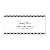 Simple Decorative Self Inking Rubber Stamp Permastempel (Design)