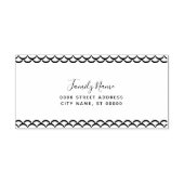 Simple Decorative Self Inking Rubber Stamp Permastempel (Design)