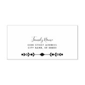 Simple Decorative Self Inking Rubber Stamp Permastempel (Design)
