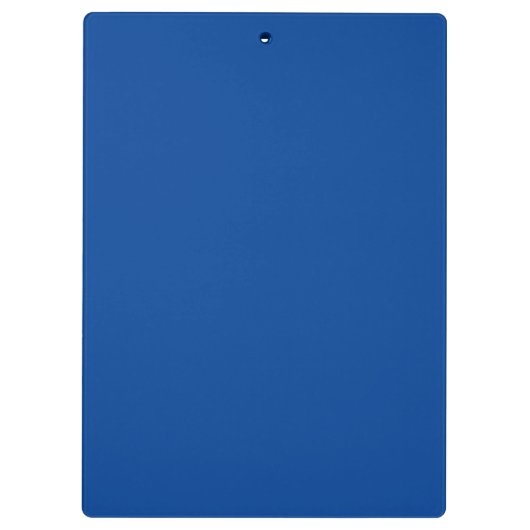 Simple Deep Blue Authority® Klemmbrett (Rückseite)