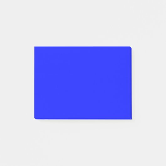 Simple Deep Blue Post-it Klebezettel (Vorderseite)