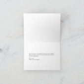 Simple Deep Ruby Red Dankeskarte (Innenseite)