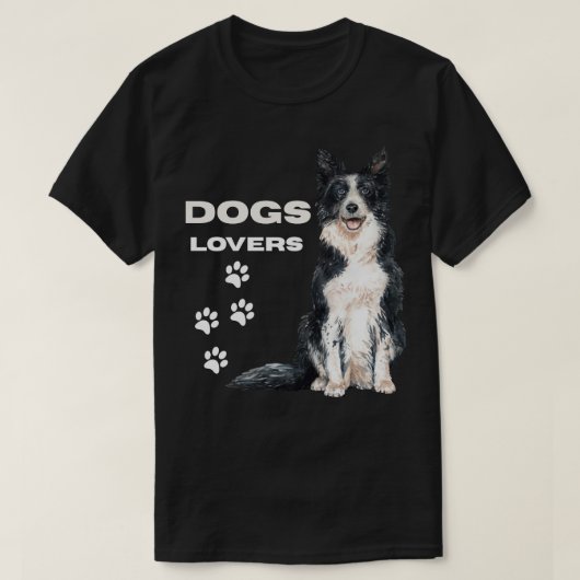 simple design for dogs lovers T-Shirt (Design vorne)