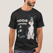 simple design for dogs lovers T-Shirt (Vorderseite)