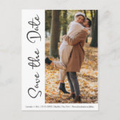 Simple Design with Rustic Touches and Picture Postkarte (Vorderseite)