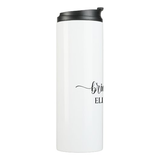 Simple Diamond Elegantes Script Bachelorette Weeke Thermosbecher (Nach links gedreht)